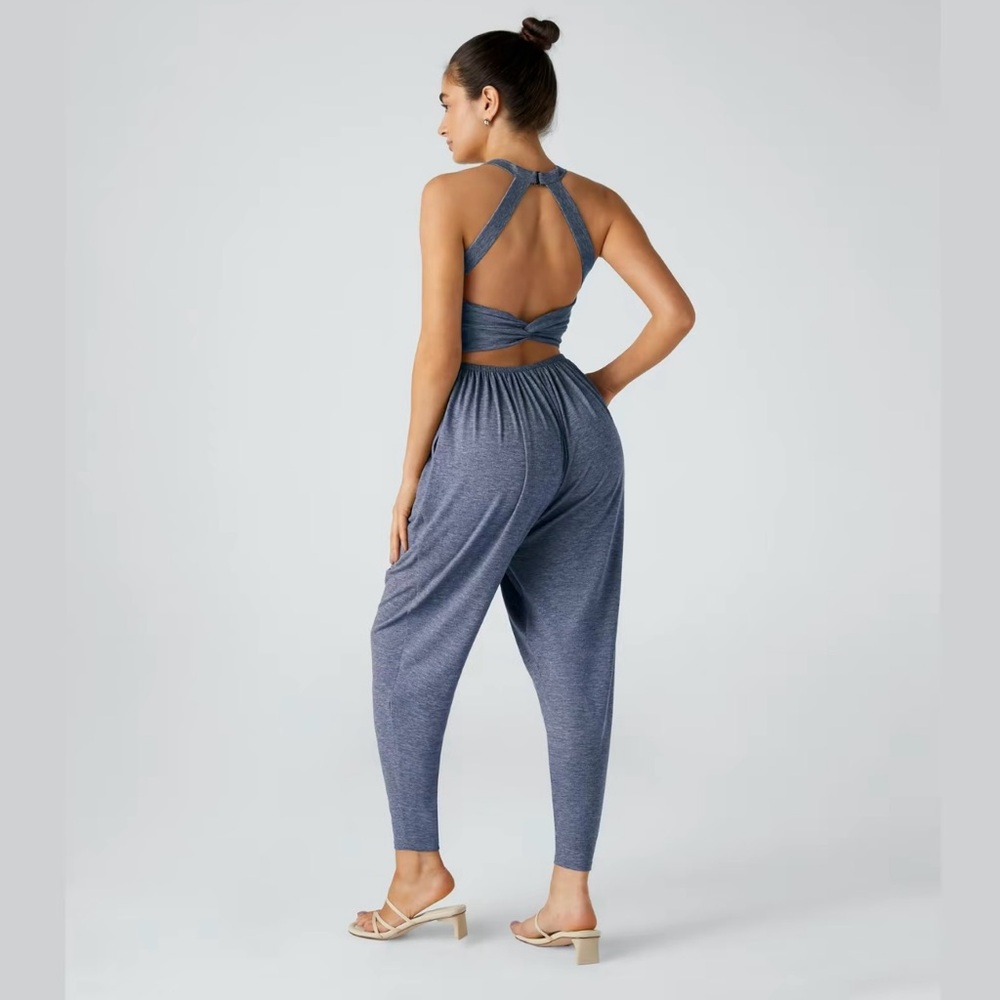 HALARA Stylish Blue Jumpsuit